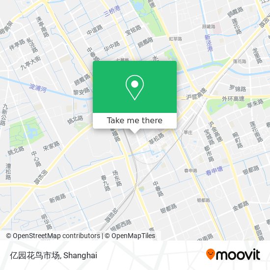 亿园花鸟市场 map
