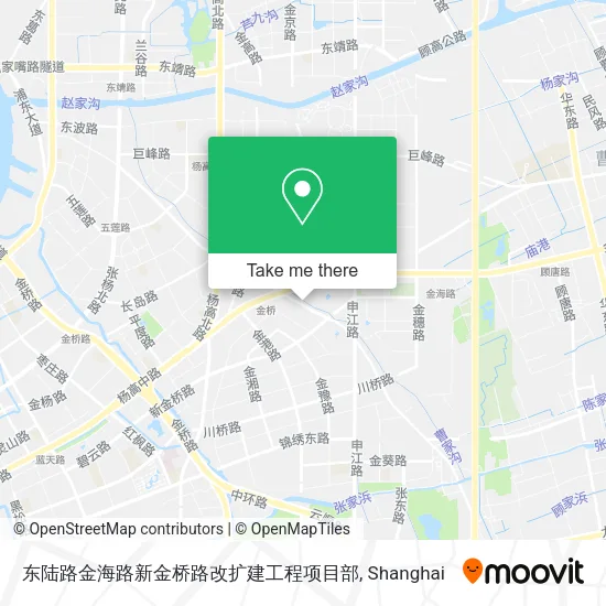 东陆路金海路新金桥路改扩建工程项目部 map