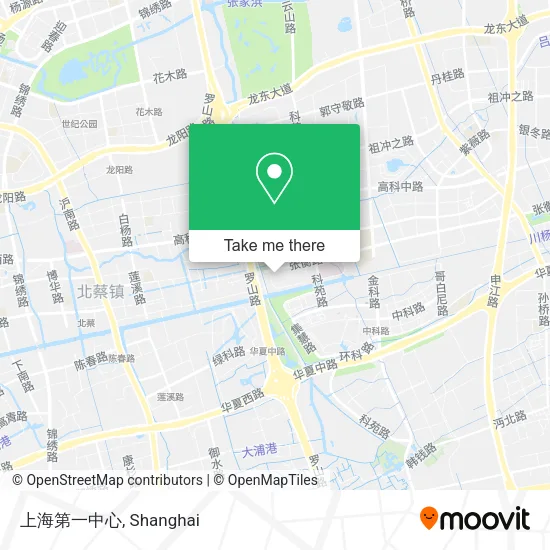 上海第一中心 map