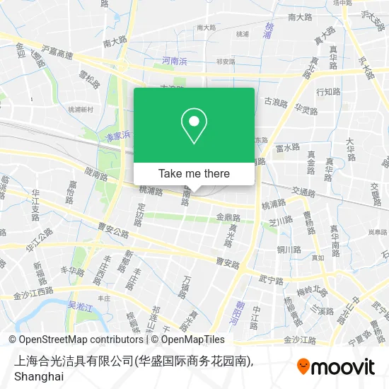 上海合光洁具有限公司(华盛国际商务花园南) map