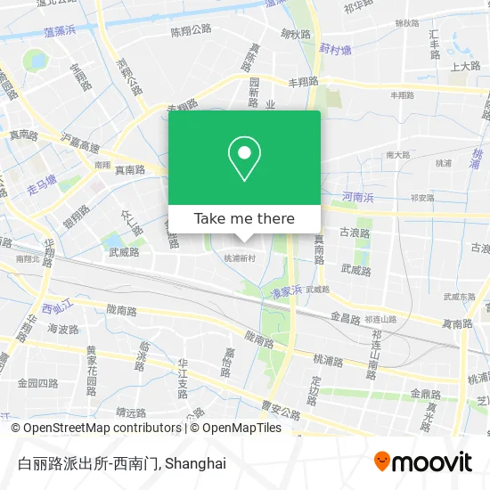 白丽路派出所-西南门 map