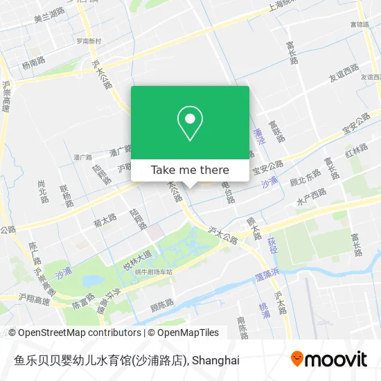 鱼乐贝贝婴幼儿水育馆(沙浦路店) map