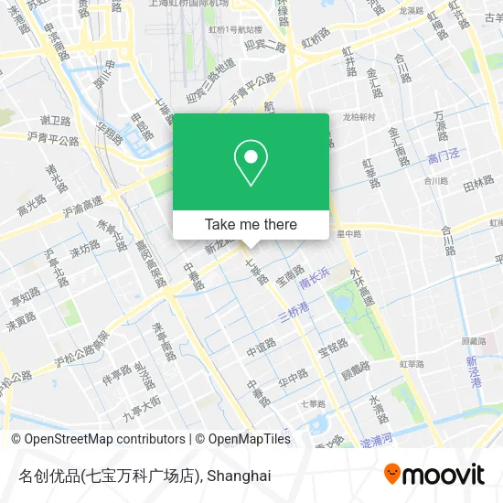 名创优品(七宝万科广场店) map