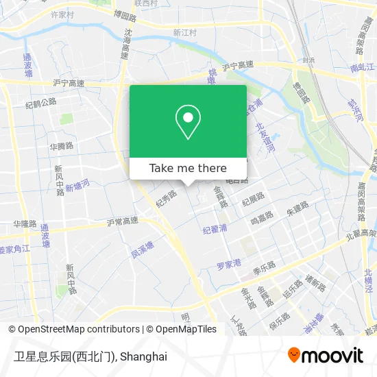 卫星息乐园(西北门) map