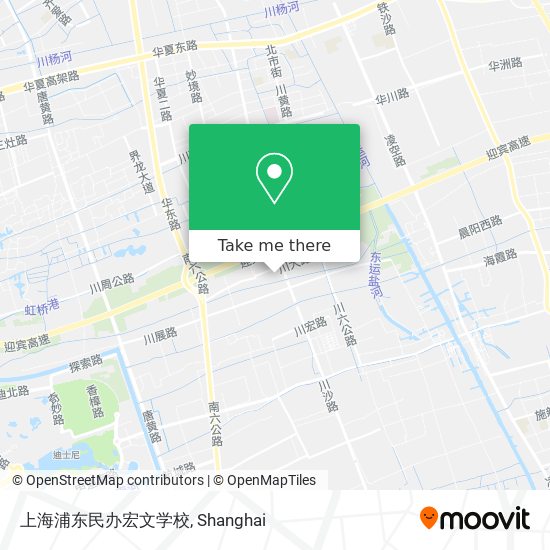 上海浦东民办宏文学校 map