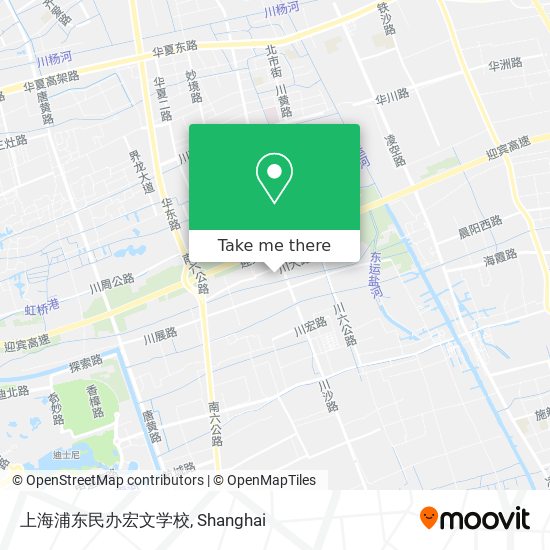 上海浦东民办宏文学校 map