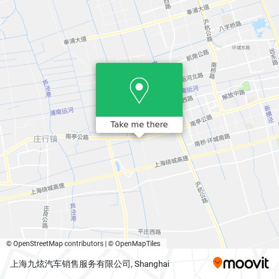 上海九炫汽车销售服务有限公司 map