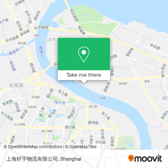 上海轩宇物流有限公司 map