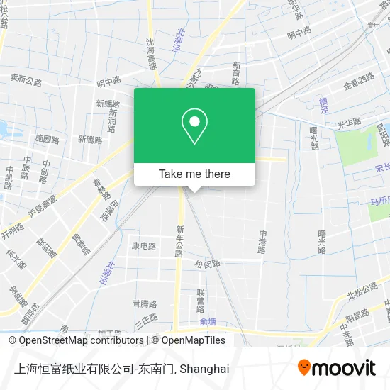 上海恒富纸业有限公司-东南门 map