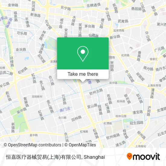 恒嘉医疗器械贸易(上海)有限公司 map