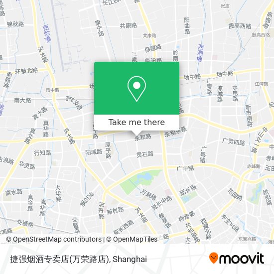 捷强烟酒专卖店(万荣路店) map