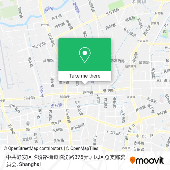 中共静安区临汾路街道临汾路375弄居民区总支部委员会 map