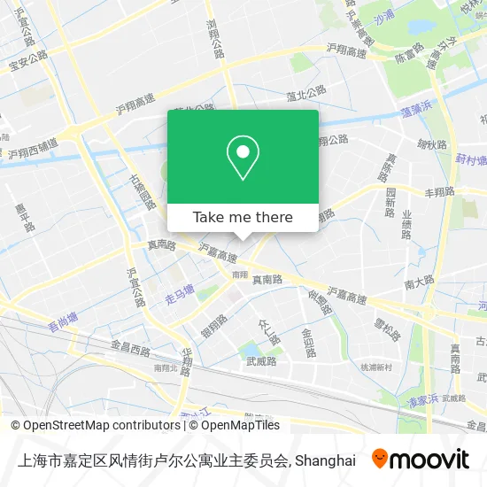 上海市嘉定区风情街卢尔公寓业主委员会 map