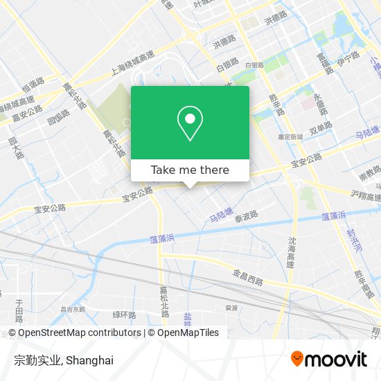 宗勤实业 map