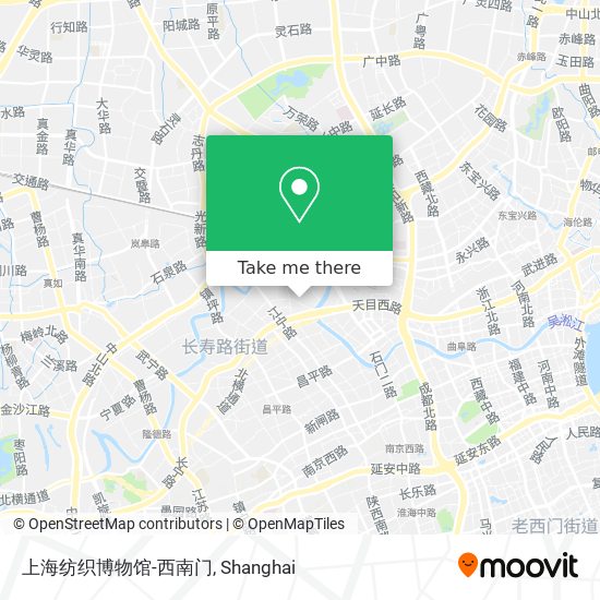 上海纺织博物馆-西南门 map