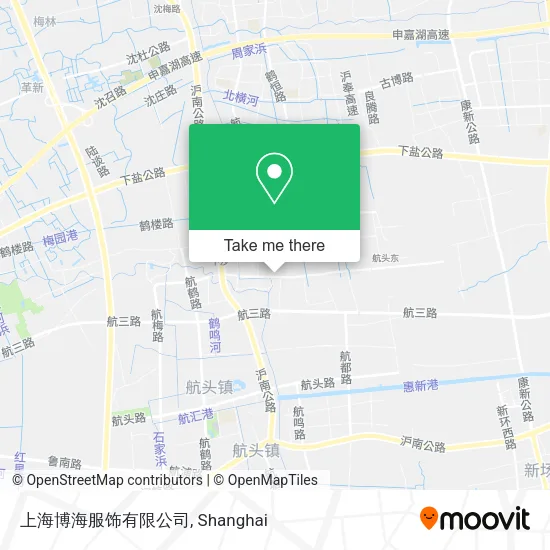 上海博海服饰有限公司 map