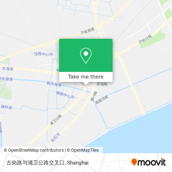 古岗路与浦卫公路交叉口 map