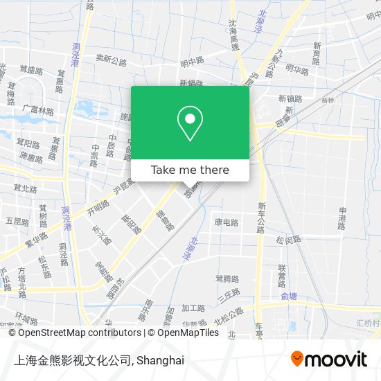 上海金熊影视文化公司 map