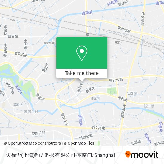 迈福逊(上海)动力科技有限公司-东南门 map