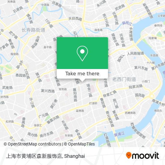 上海市黄埔区森新服饰店 map