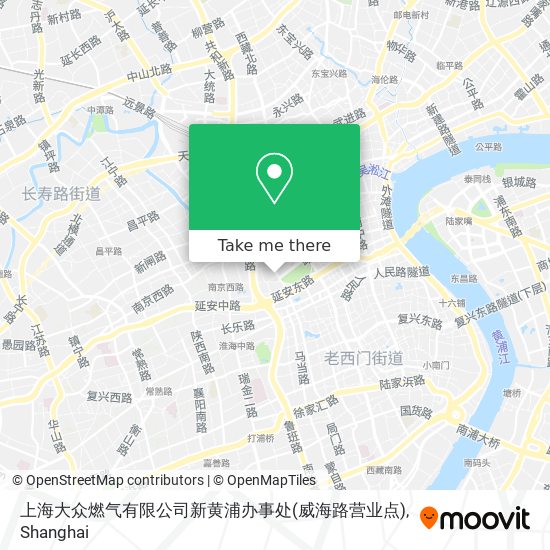 上海大众燃气有限公司新黄浦办事处(威海路营业点) map