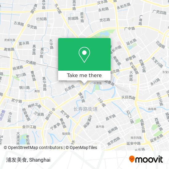 浦发美食 map