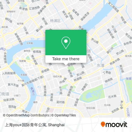 上海you+国际青年公寓 map