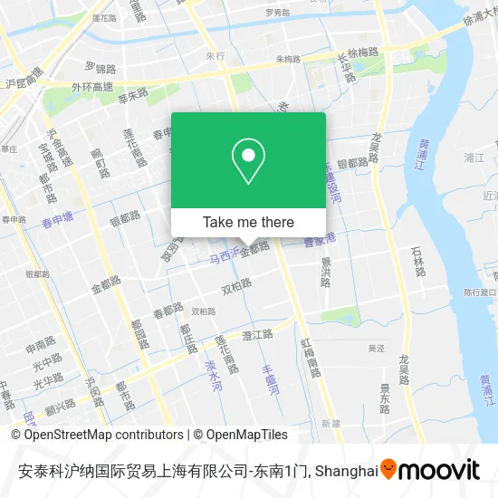 安泰科沪纳国际贸易上海有限公司-东南1门 map