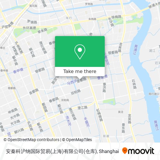 安秦科沪纳国际贸易(上海)有限公司(仓库) map