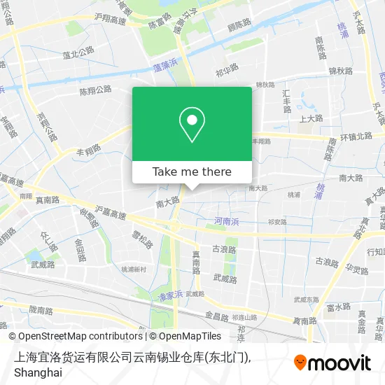 上海宜洛货运有限公司云南锡业仓库(东北门) map