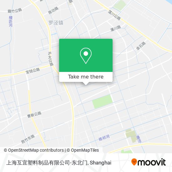 上海互宜塑料制品有限公司-东北门 map