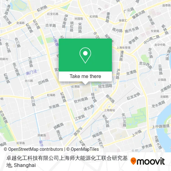 卓越化工科技有限公司上海师大能源化工联合研究基地 map