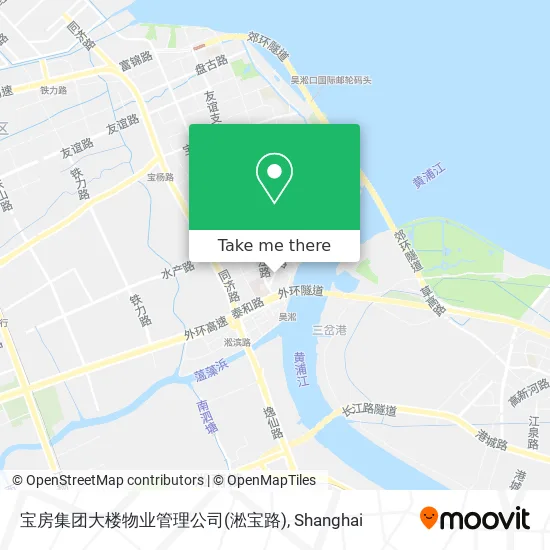 宝房集团大楼物业管理公司(淞宝路) map
