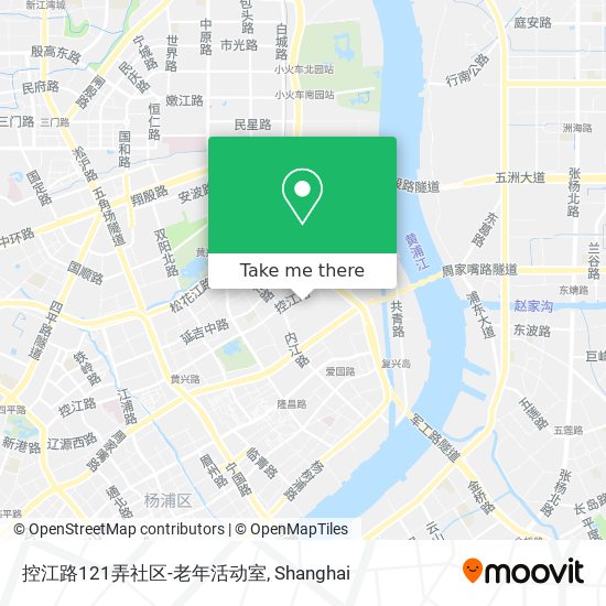 控江路121弄社区-老年活动室 map