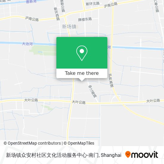 新场镇众安村社区文化活动服务中心-南门 map