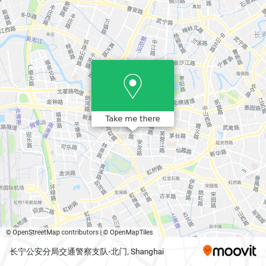 长宁公安分局交通警察支队-北门 map