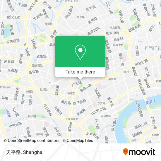 天平路 map