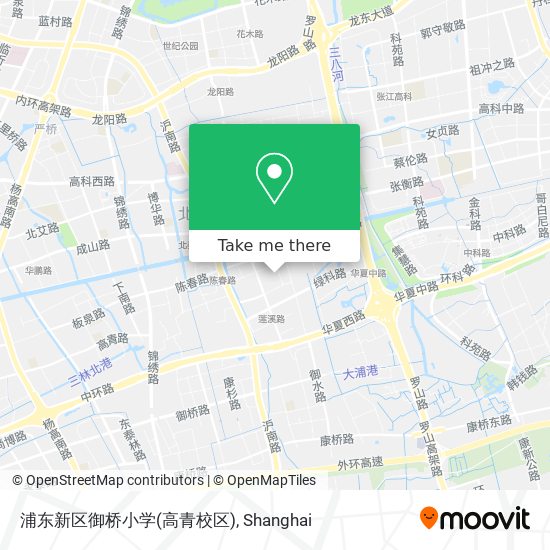 浦东新区御桥小学(高青校区) map