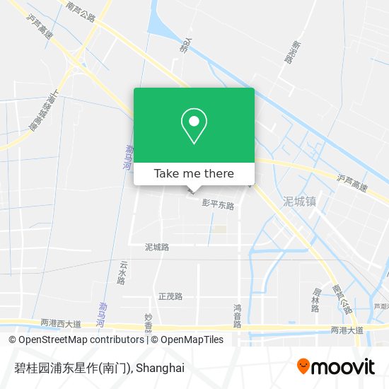 碧桂园浦东星作(南门) map
