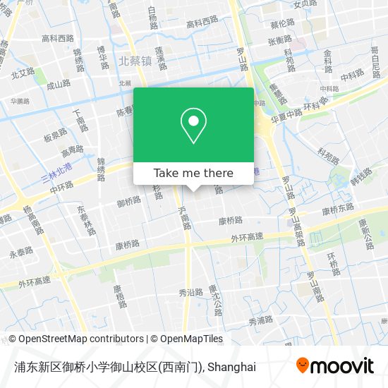 浦东新区御桥小学御山校区(西南门) map