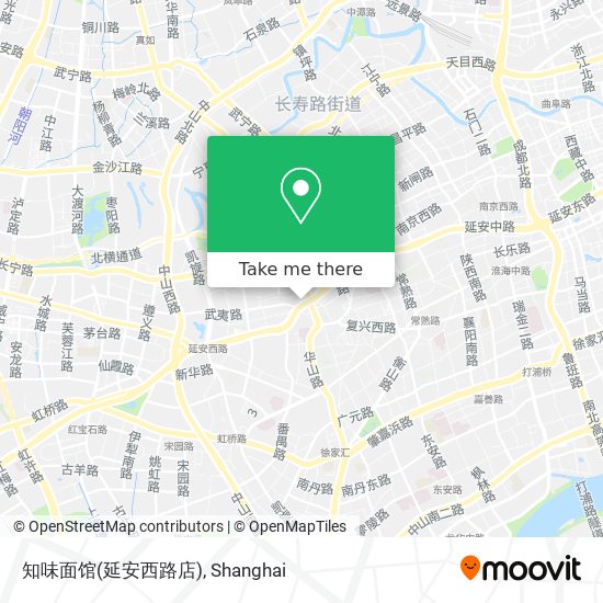 知味面馆(延安西路店) map