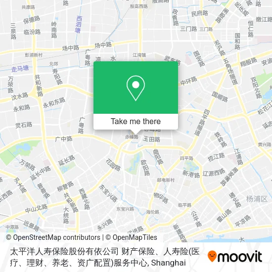 太平洋人寿保险股份有依公司  财产保险、人寿险(医疗、理财、养老、资广配置)服务中心 map