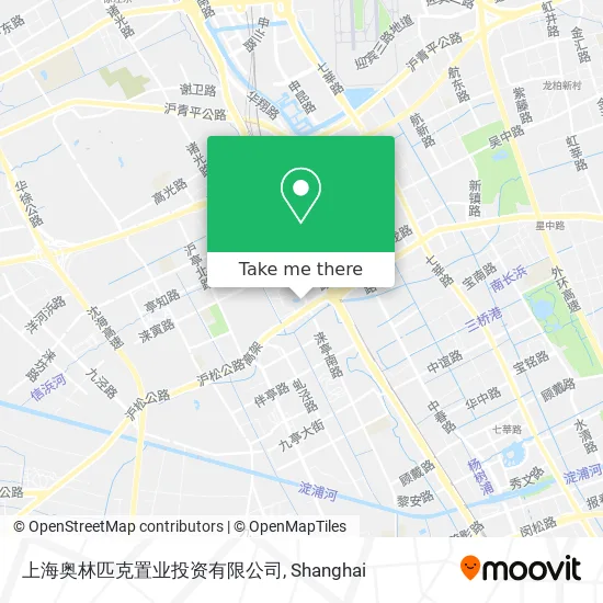 上海奥林匹克置业投资有限公司 map