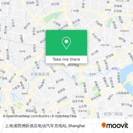 上海浦西洲际酒店电动汽车充电站 map