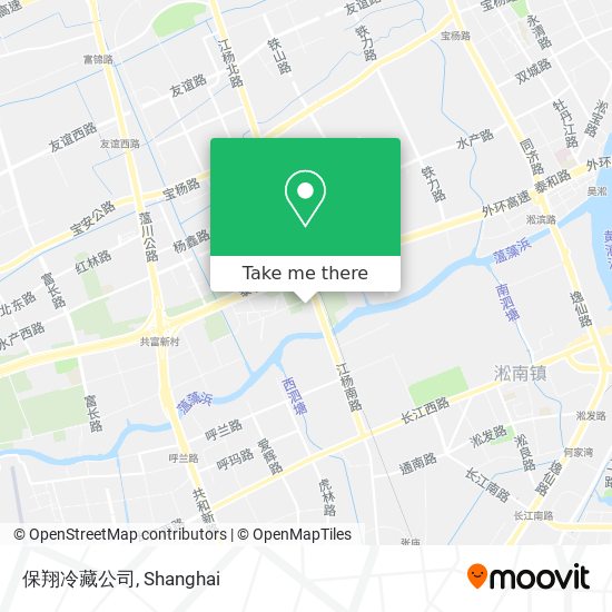 保翔冷藏公司 map