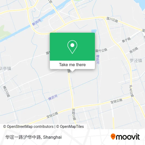 华谊一路沪华中路 map