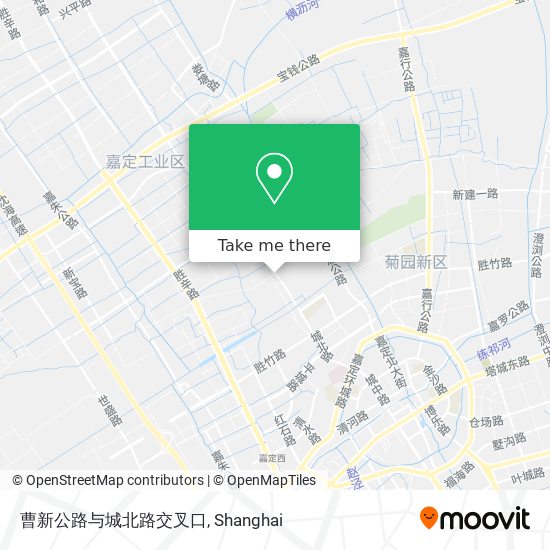 曹新公路与城北路交叉口 map