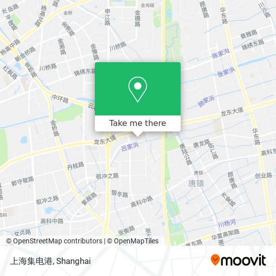上海集电港 map