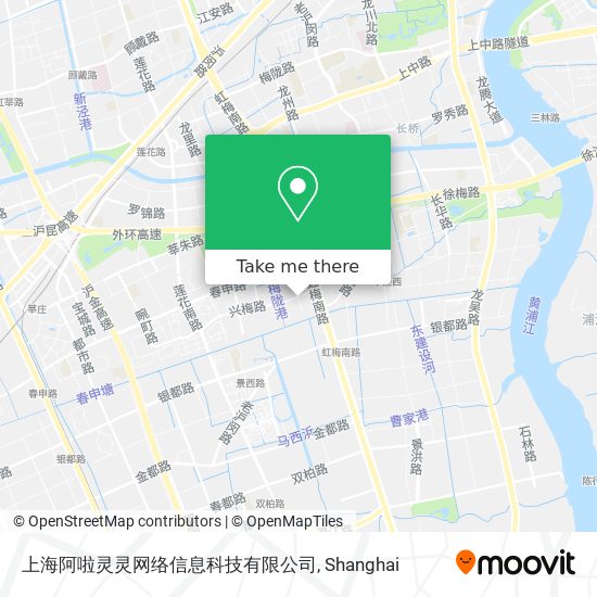 上海阿啦灵灵网络信息科技有限公司 map