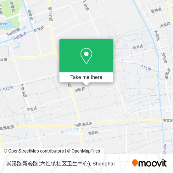 崇溪路新会路(六灶镇社区卫生中心) map